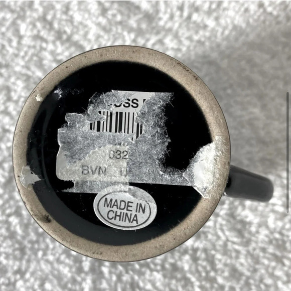 Vintage Black I Am The  Boss Tiny Espresso Mug - Picture 5 of 9